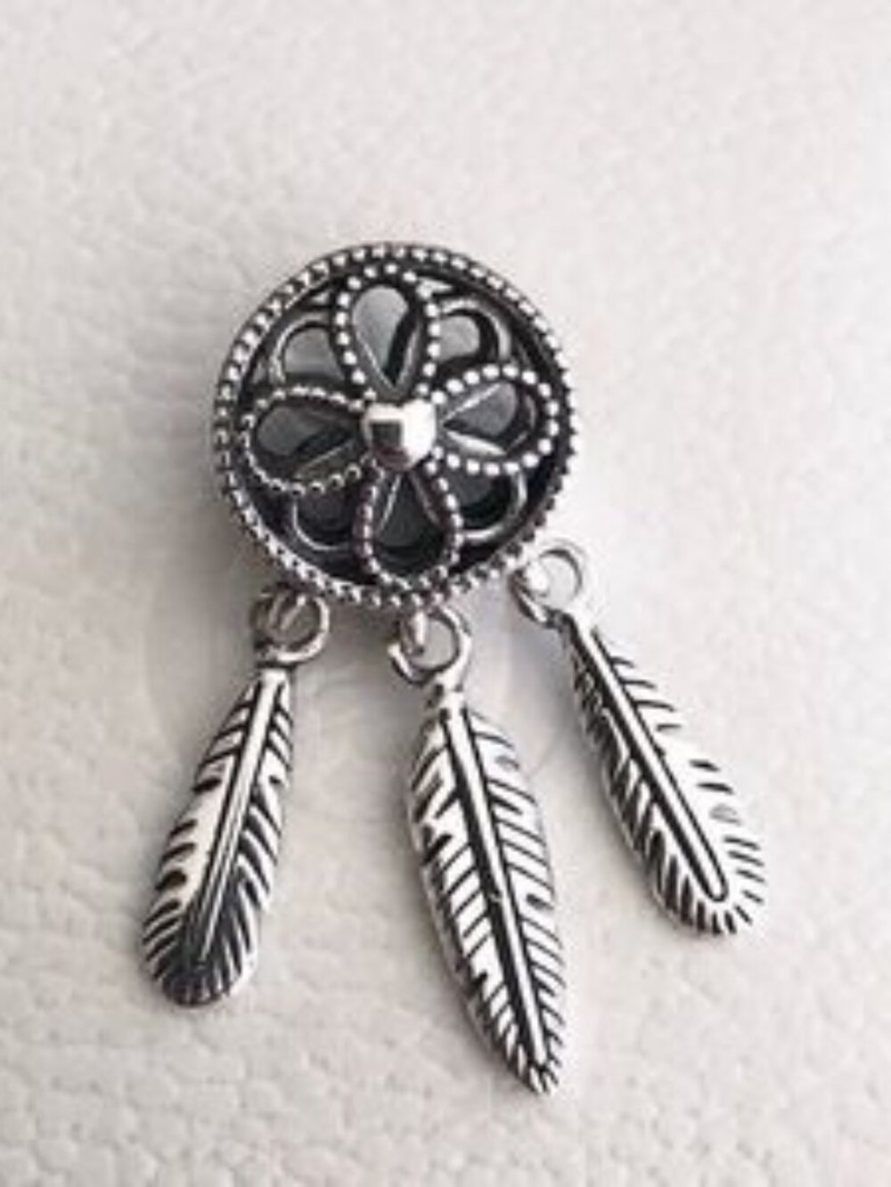 Pandora Spiritual Dream Catcher Dangle Charm